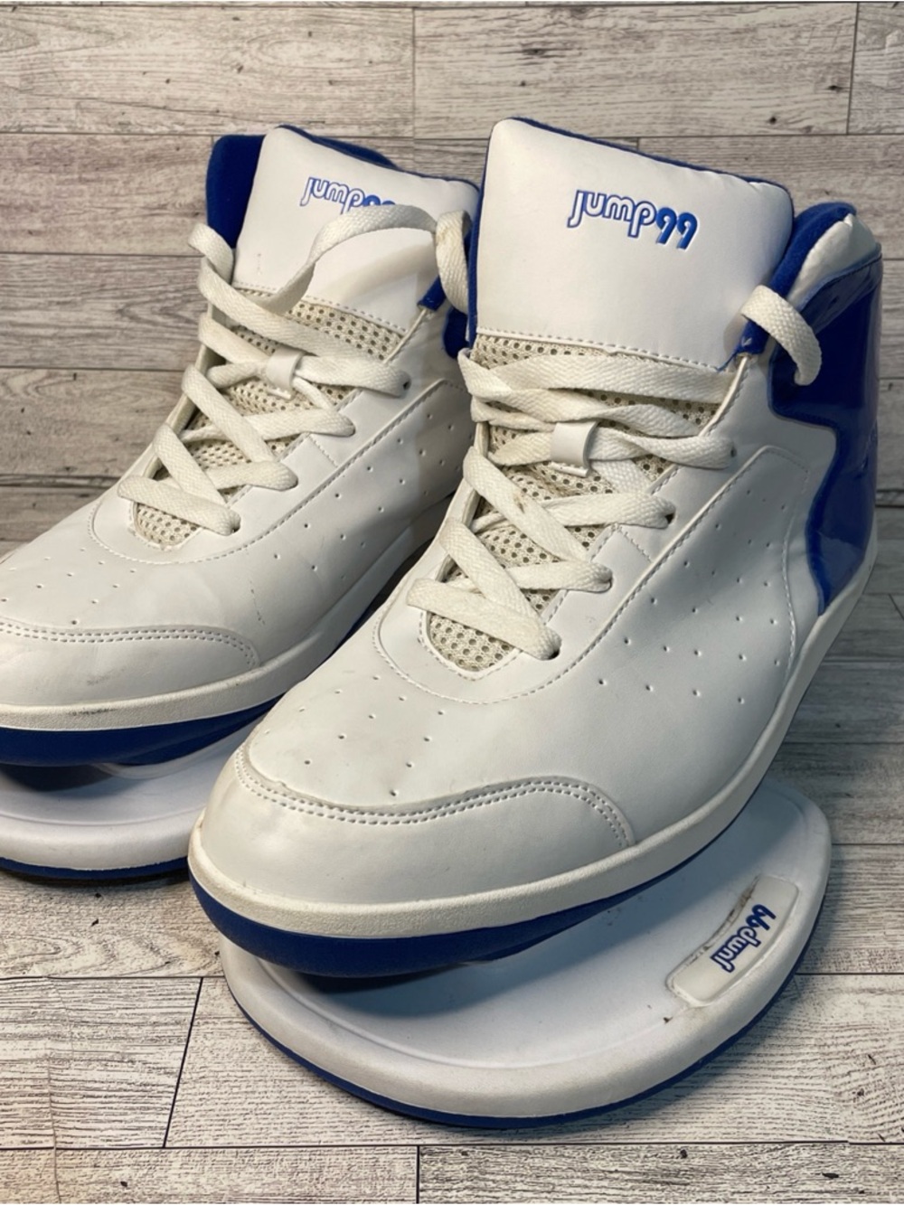 Jump99 White Label with Bright Blue Logo